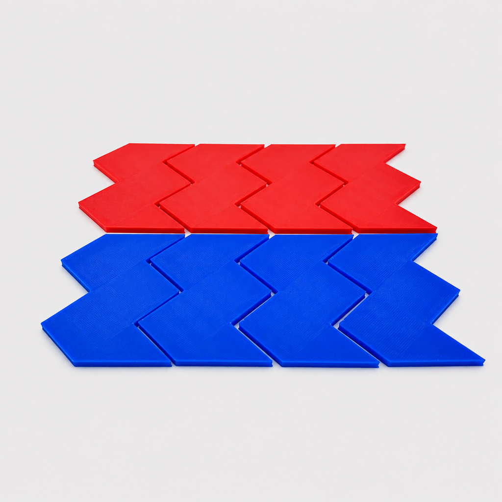 8 fichas tarea de construcción ADOS-2 Cubes IQ 4 rojas y 4 azules PLA precisión diagnóstico autismo TEA | ADOS-2 construction task 8 pieces 4 red 4 blue PLA precision autism ASD
diagnostic assessment