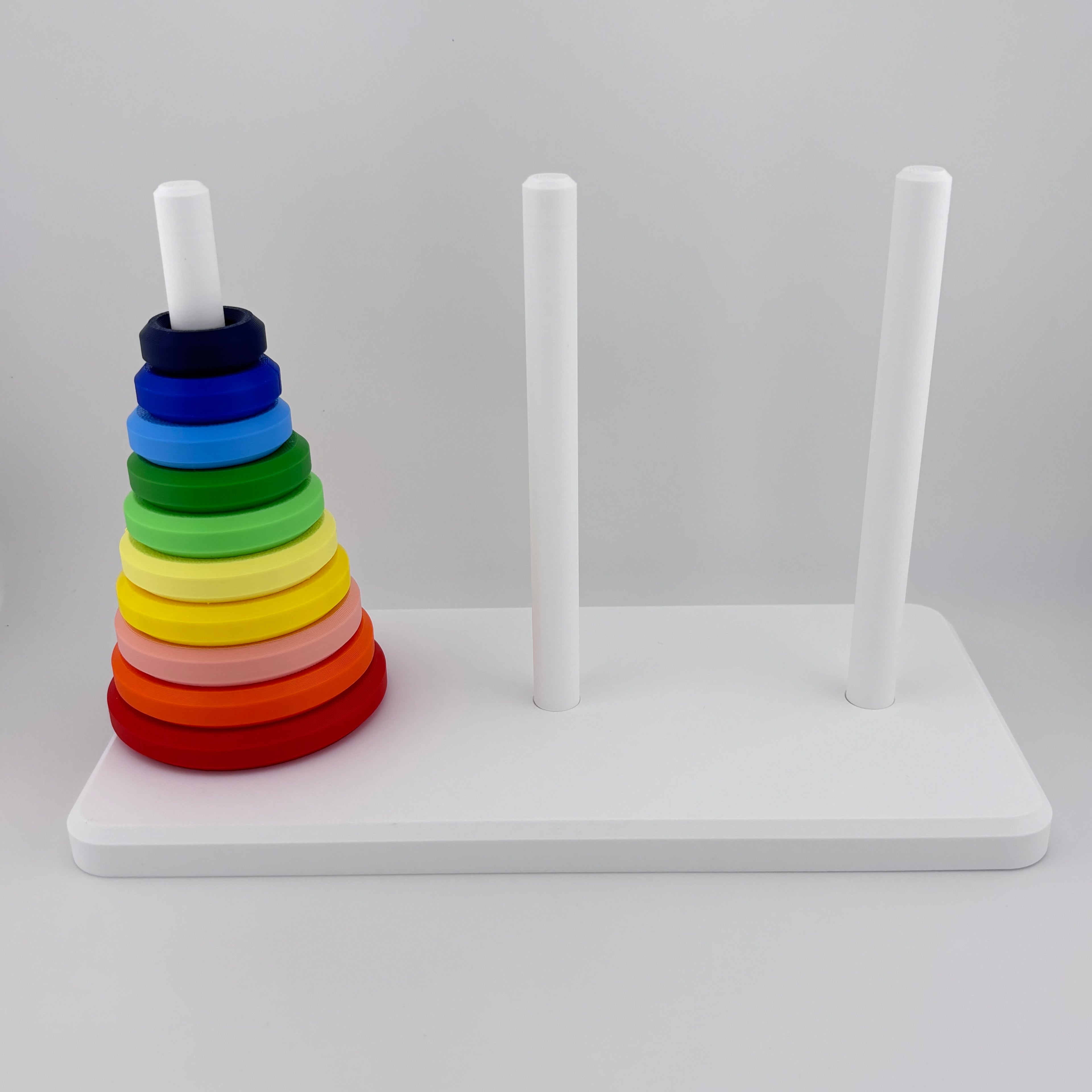 Torre de Hanoi configuración 3 discos nivel básico evaluación planificación clínica. Tower of Hanoi 3 disc configuration basic level planning clinical assessment use