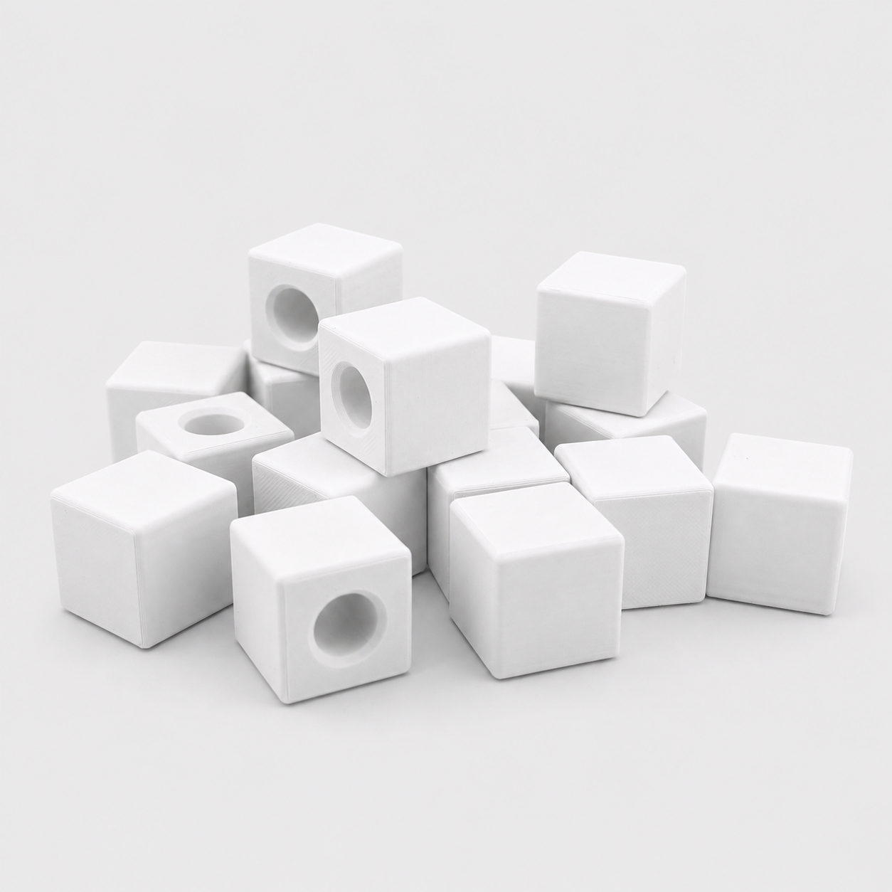 12 cubos con cantos redondeados y 5 cubos ensartar Merrill-Palmer-R PLA precisión evaluación motricidad fina | Merrill-Palmer-R 12 rounded edge cubes 5 threading cubes PLA precision fine
motor developmental assessment