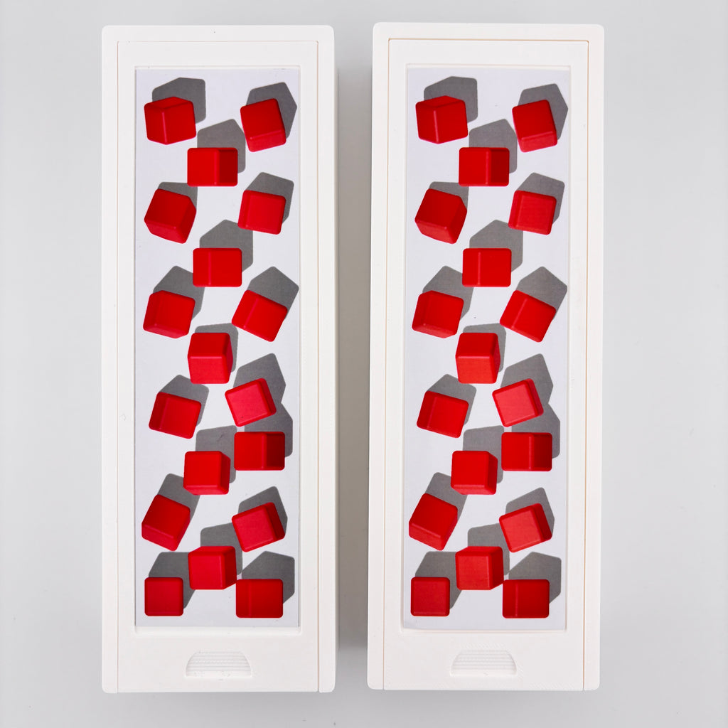 Los 12 cubos rojos NEPSY-II 25mm PLA precisión material evaluación neuropsicológica infantil |
NEPSY-II 12 red cubes 25mm PLA precision pediatric neuropsychological assessment material