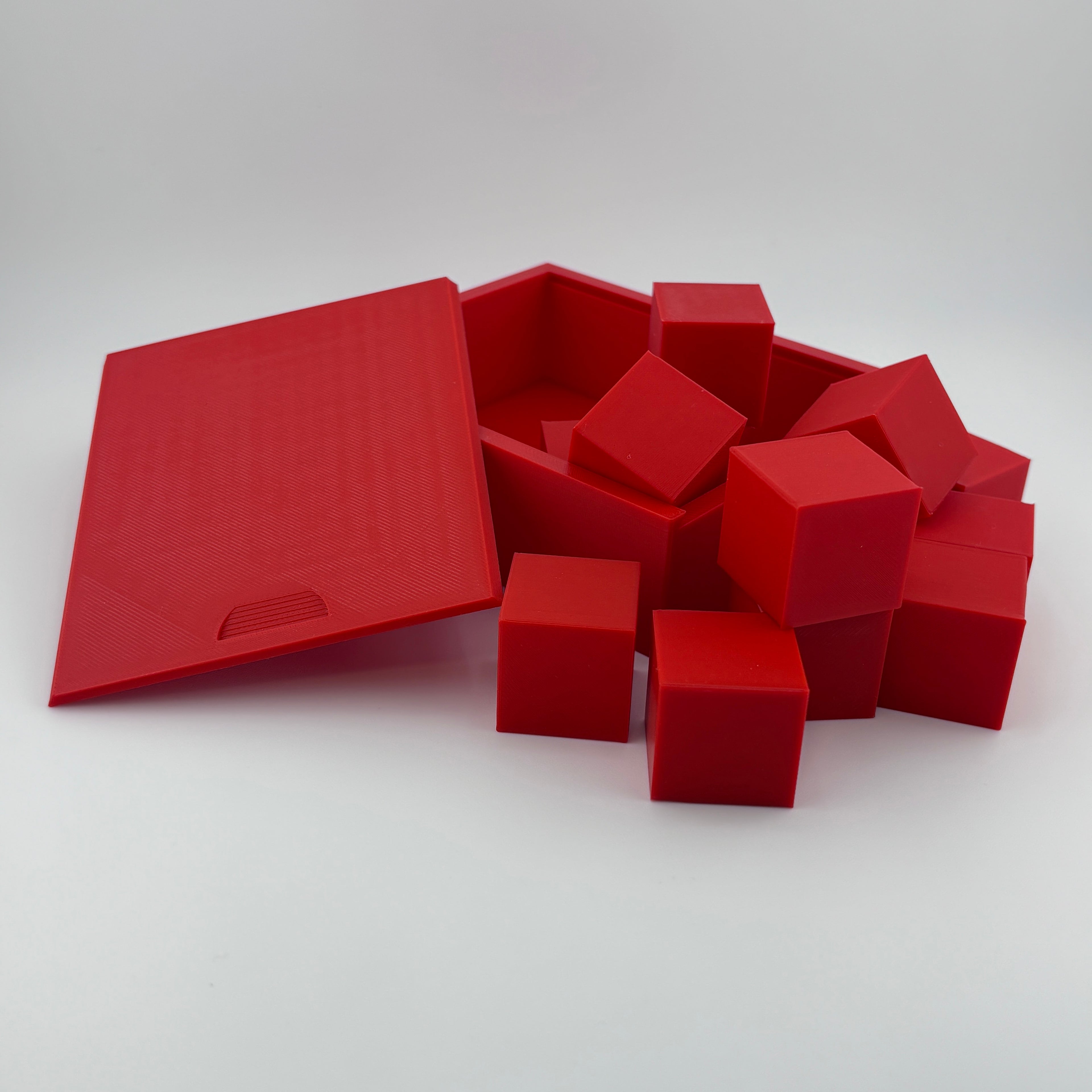 Cubos NEPSY-II | 12 Cubos Rojos 25 mm