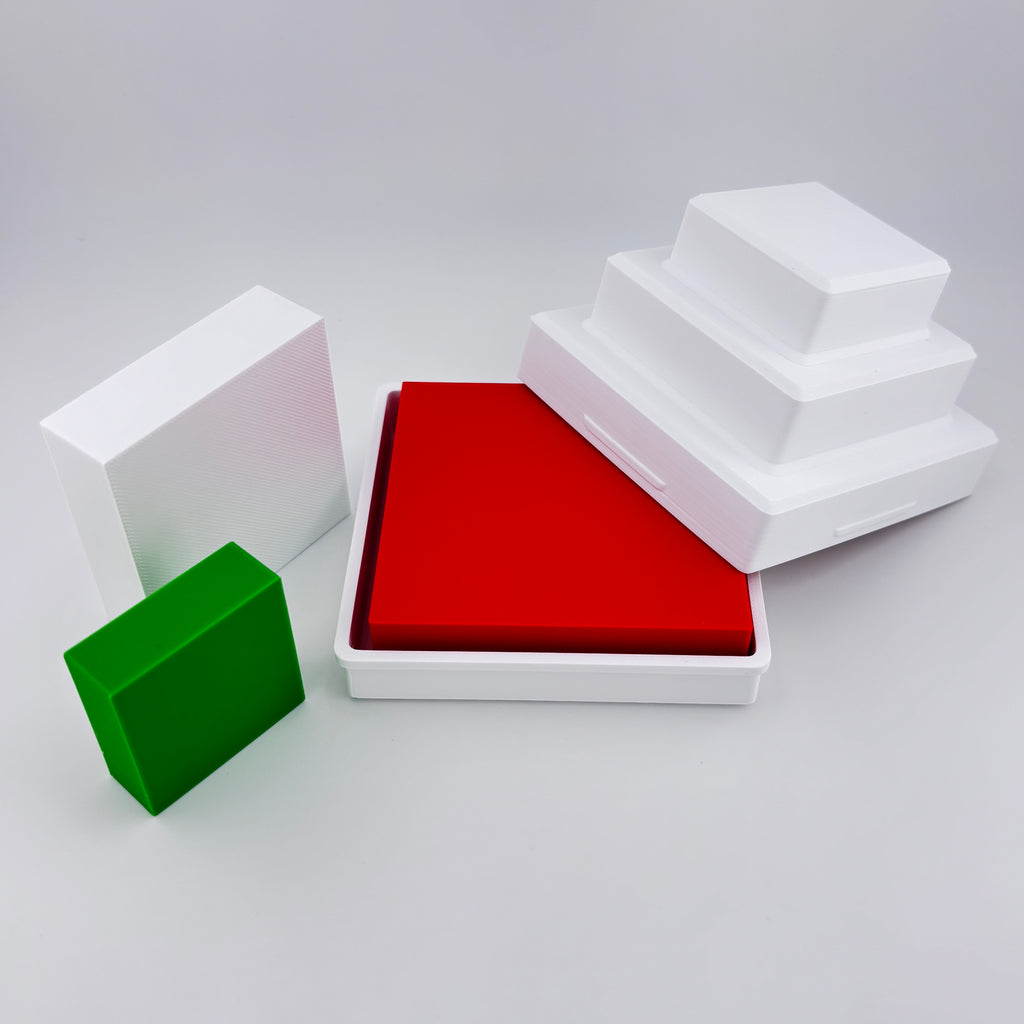Pirámide de México ENI 3 bloques cuadrados verde blanco y rojo PLA evaluación planificación
funciones ejecutivas infantil | Mexico pyramid ENI 3 square blocks green white red PLA planning
executive functions pediatric assessment
