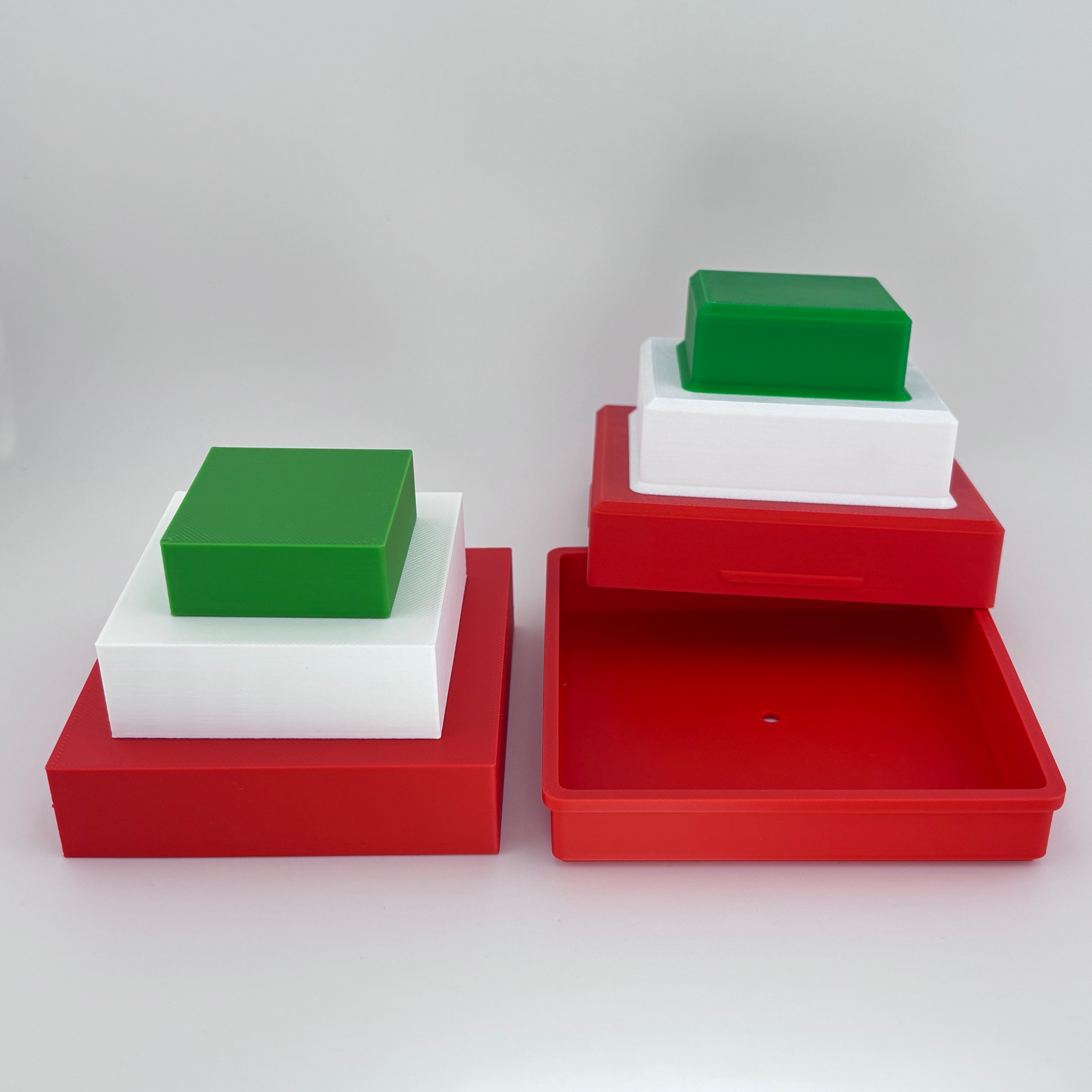 Pirámide de México ENI 3 bloques apilados en forma de pirámide verde blanco rojo evaluación
neuropsicológica infantil | Mexico pyramid ENI 3 blocks stacked pyramid shape green white red
neuropsychological assessment children