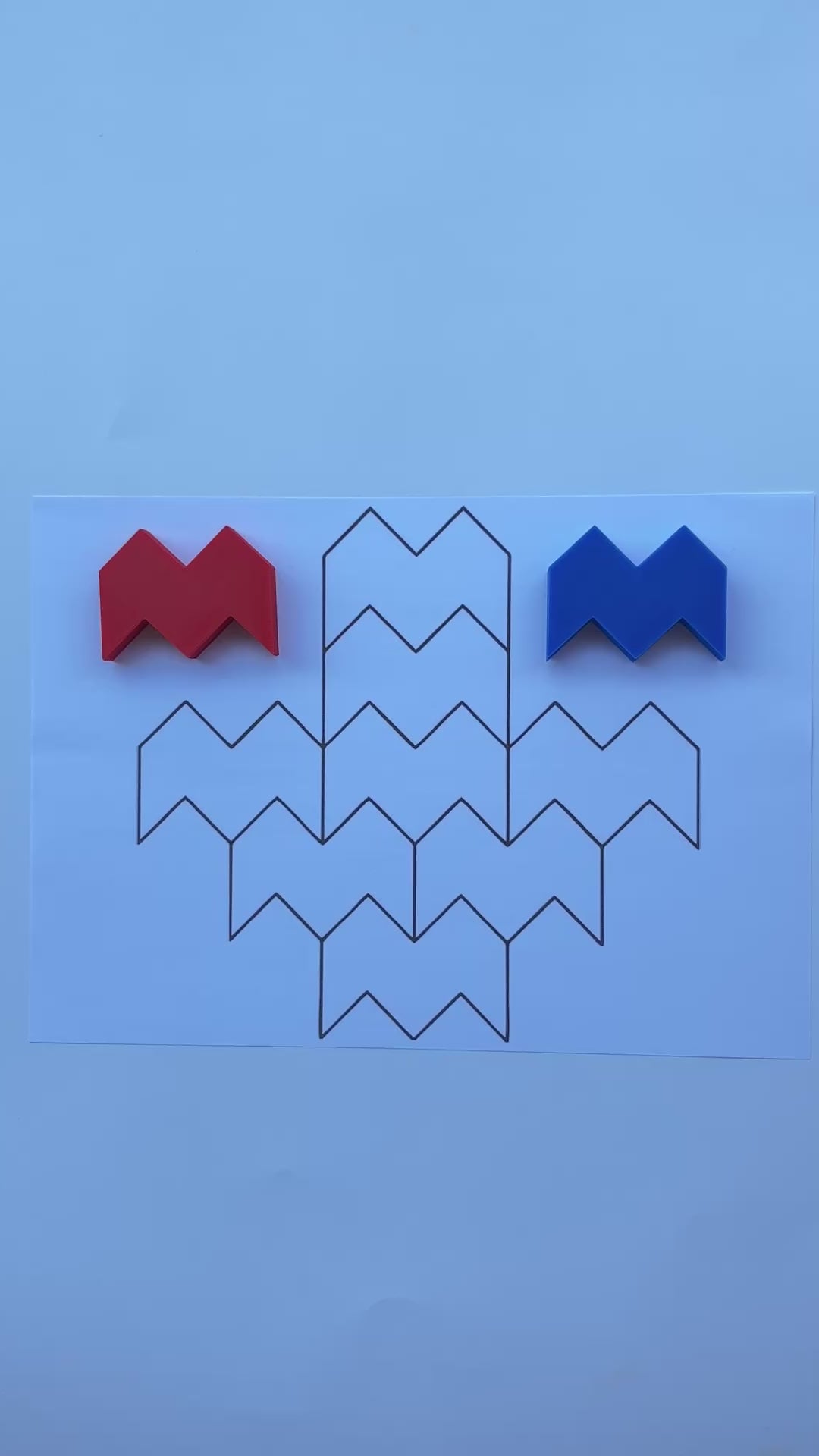 Fichas tarea construcción ADOS-2 Cubes IQ con modelo descargable incluido diagnóstico autismo | ADOS-2 construction pieces Cubes IQ with free downloadable model autism ASD diagnostic
