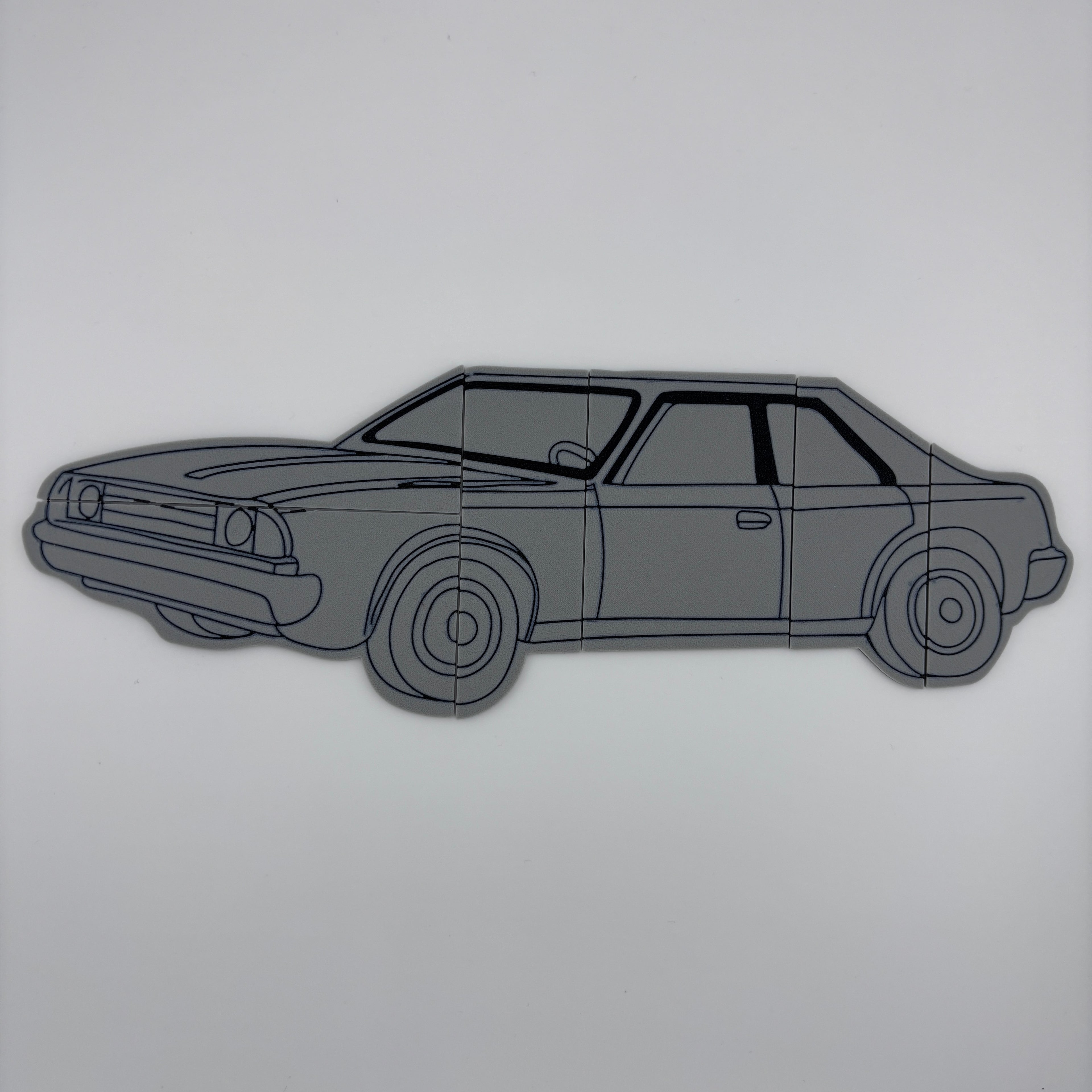 Rompecabezas coche ensamblaje WISC-III Cubes IQ PLA gris percepción visual evaluación cognitiva | WISC-III car object assembly puzzle grey PLA visual perception cognitive assessment
children